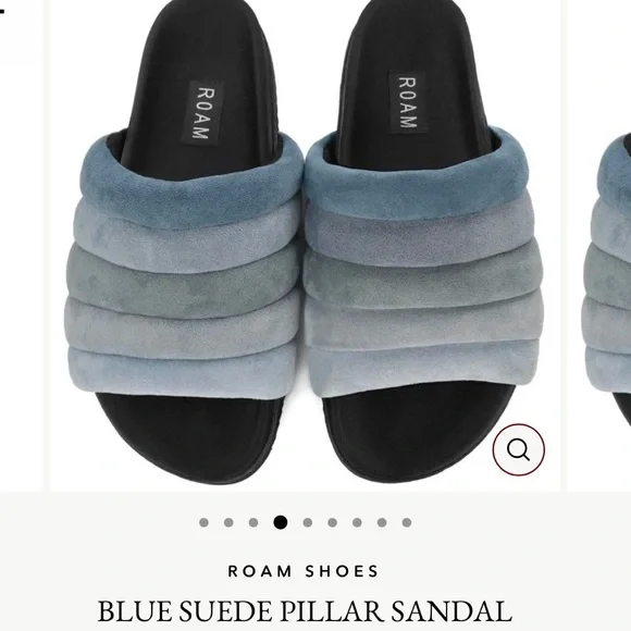 ROAM ❤️🔥 PILLAR COZY SANDALS IN BLUE NWT SIZE 39 - Picture 3 of 7